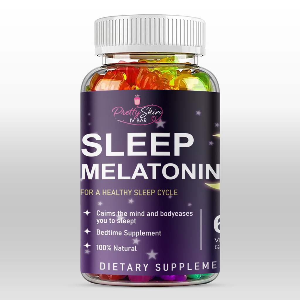 Prettyskin Night Melatonin Gummies – Deep Sleep Support (60 Gummies)