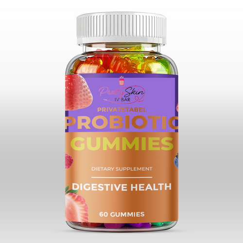 Prettyskin Balance Probiotic Gummies (60 Gummies)