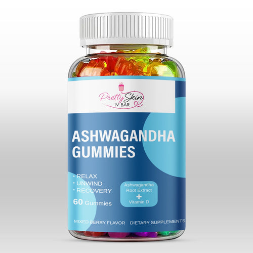 Prettyskin Ashwagandha Gummies – Stress & Balance Support (60 Gummies)